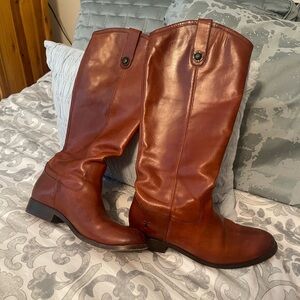 Frye Tan Leather Boots